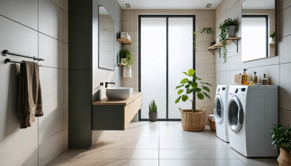 découvrez nos conseils pratiques pour aménager une salle de bain en longueur et bien positionner colonne, vasque et panier à linge afin d'optimiser l'espace et le confort.