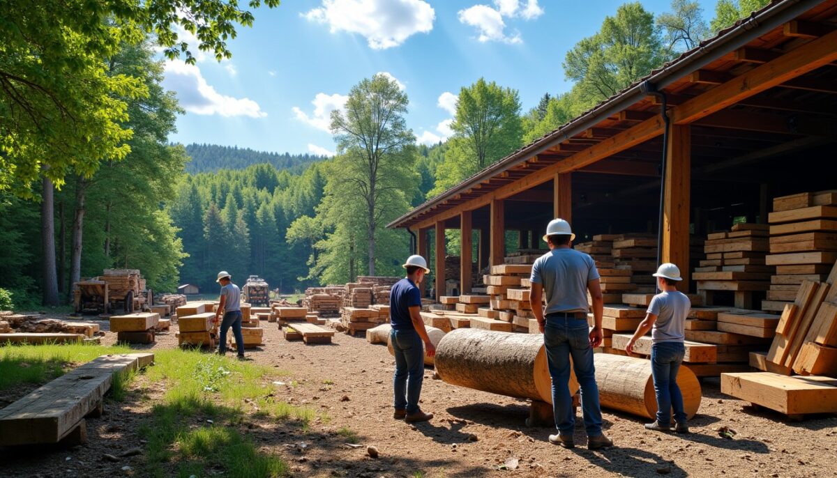 Sud Bois : la scierie gardoise qui fournit du bois directement aux particuliers