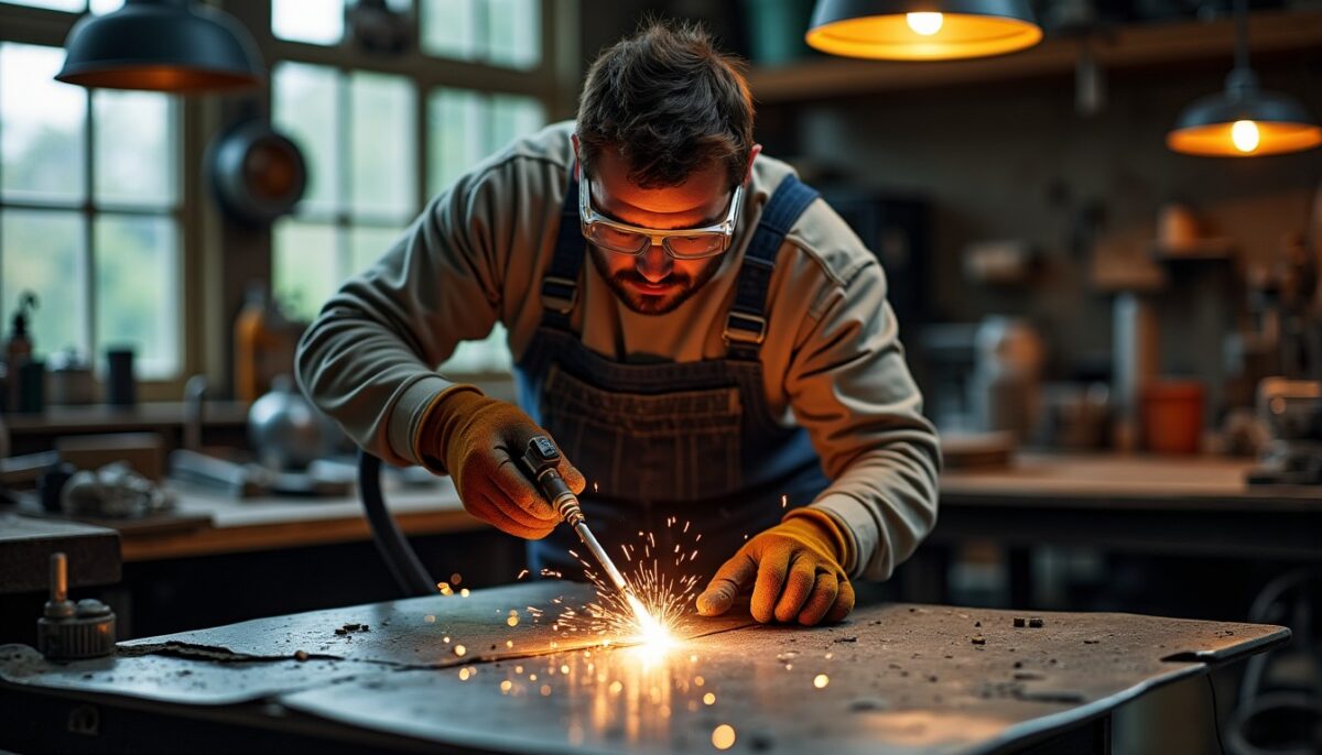 Soudage du zinc au chalumeau : méthodes efficaces, températures idéales et astuces incontournables