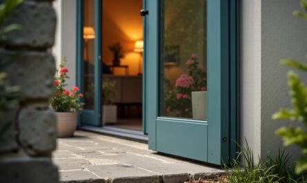 Portail en aluminium sur terrain en pente : le guide expert pour une entrée inclinée au design parfait