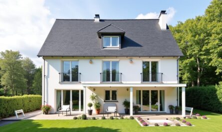 Comment choisir la couleur idéale de gouttière en aluminium pour sublimer une façade en crépi blanc ou en pierre