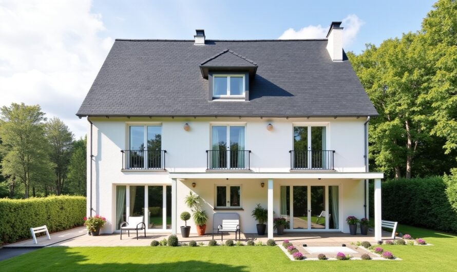 Comment choisir la couleur idéale de gouttière en aluminium pour sublimer une façade en crépi blanc ou en pierre