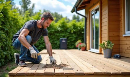 Construire une terrasse en bois sur pelouse : étapes, préparation indispensable et astuces pratiques