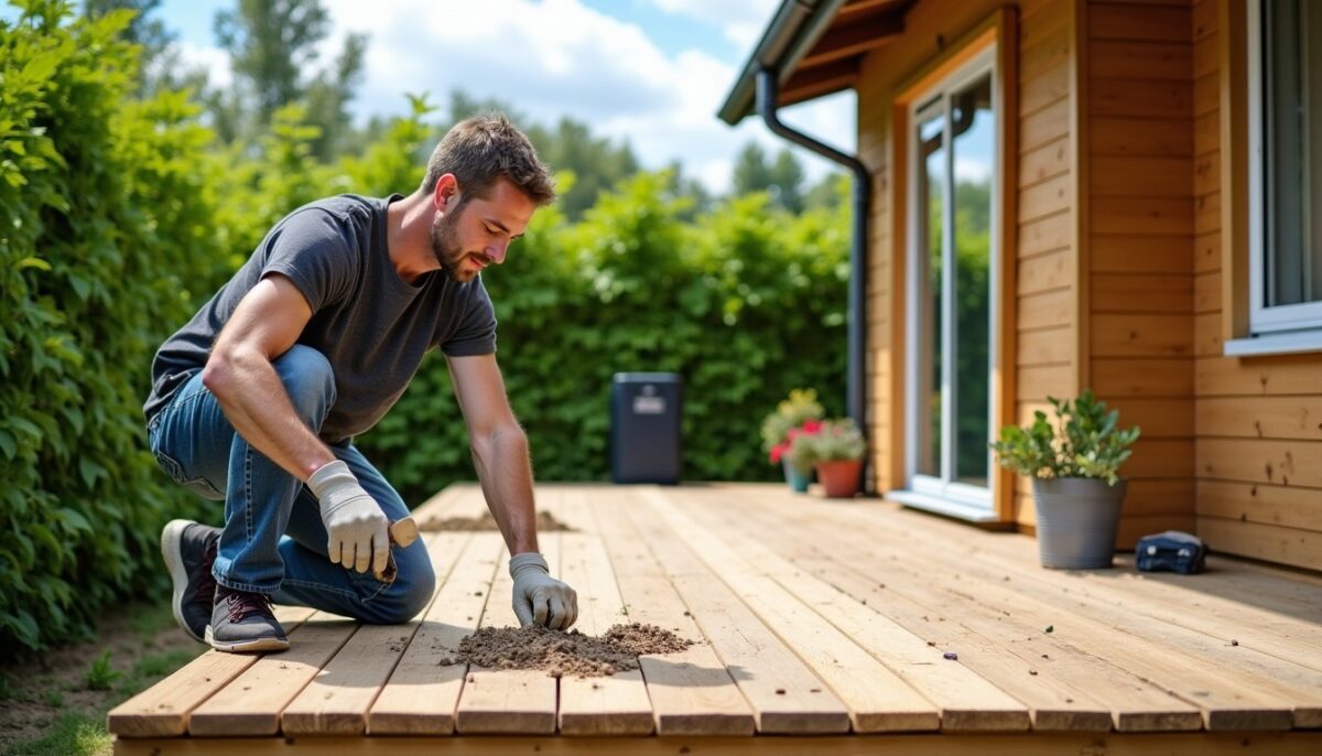 Construire une terrasse en bois sur pelouse : étapes, préparation indispensable et astuces pratiques