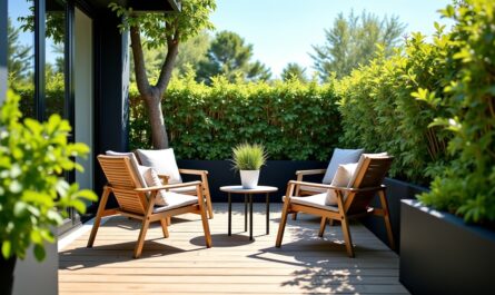 Optimiser une petite terrasse de moins de 10 m² : Guide pratique pour un mobilier de jardin fonctionnel et épuré