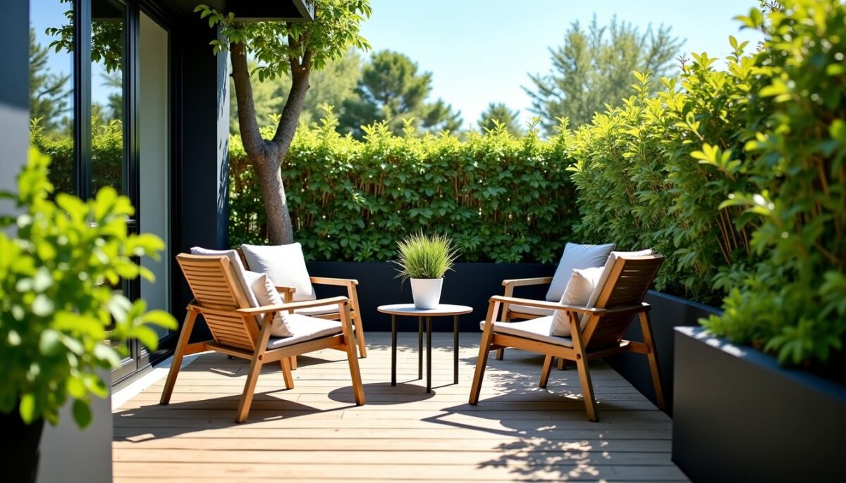 Optimiser une petite terrasse de moins de 10 m² : Guide pratique pour un mobilier de jardin fonctionnel et épuré
