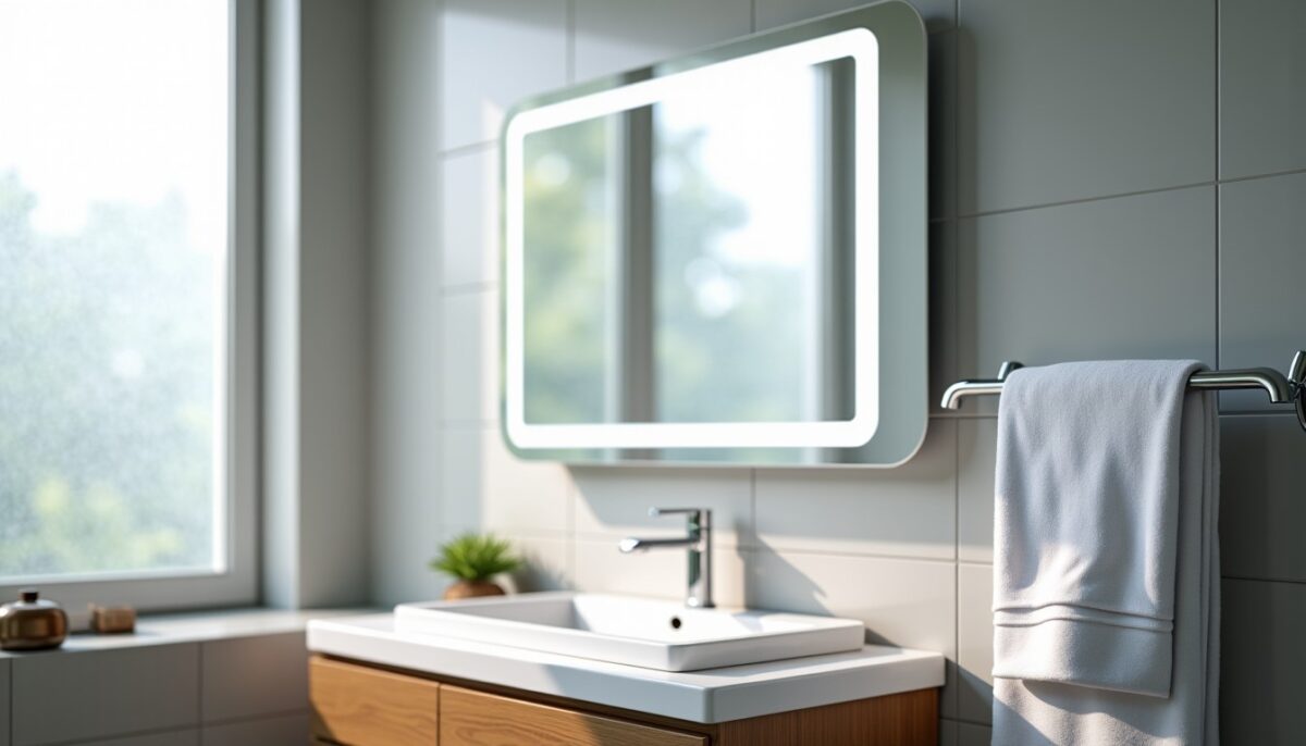 Miroir LED pour salle de bain : choisir la forme, la taille idéale et l’emplacement parfait