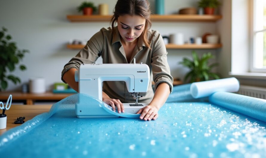 Guide pratique : réalisez votre bâche à bulle sur-mesure grâce à la couture étape par étape