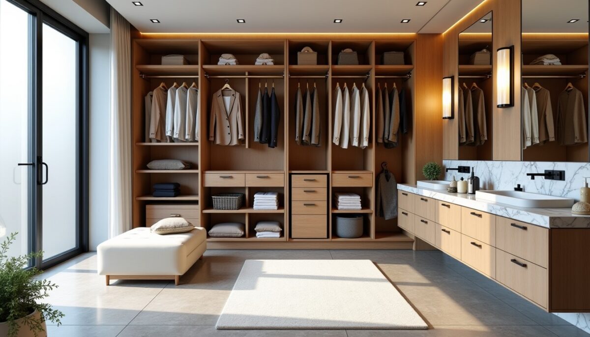 Intégrer un dressing dans sa salle de bain : conseils essentiels avant de commencer