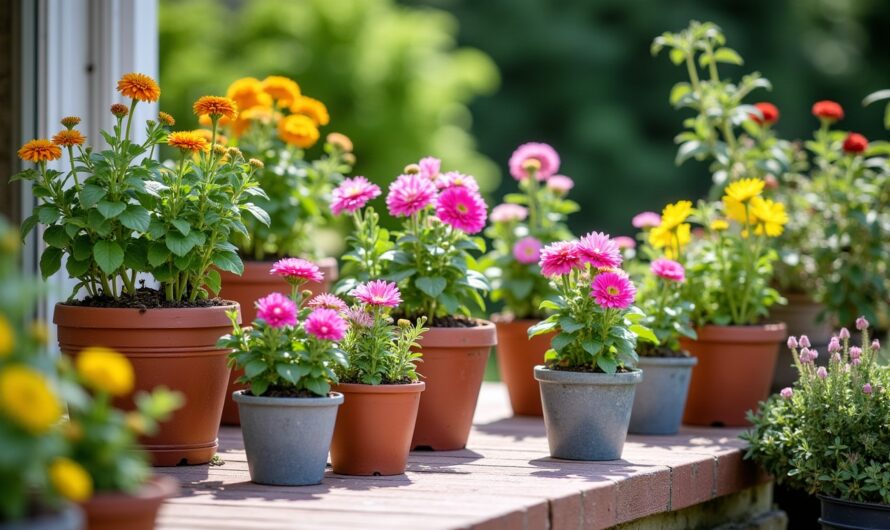 Décorez votre terrasse avec des pots de fleurs : nos astuces pour un aménagement réussi