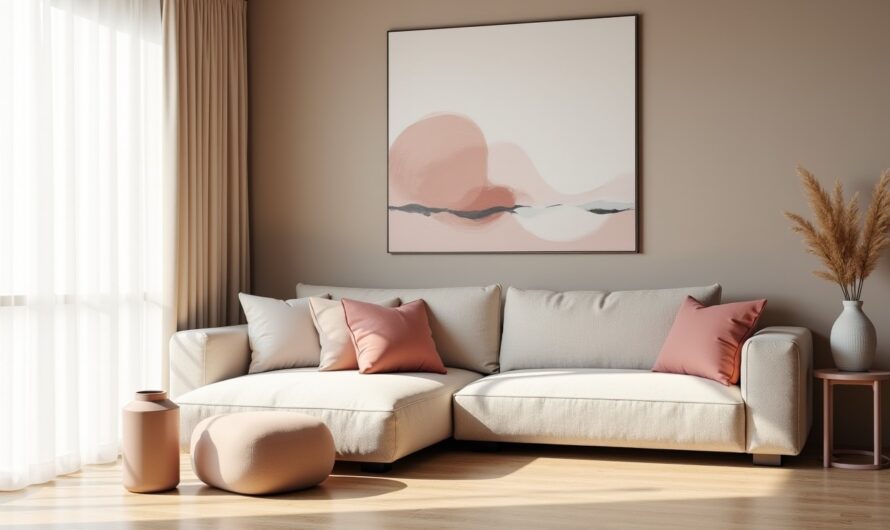 Élégance épurée : intégrer la couleur nude avec style dans votre décoration intérieure