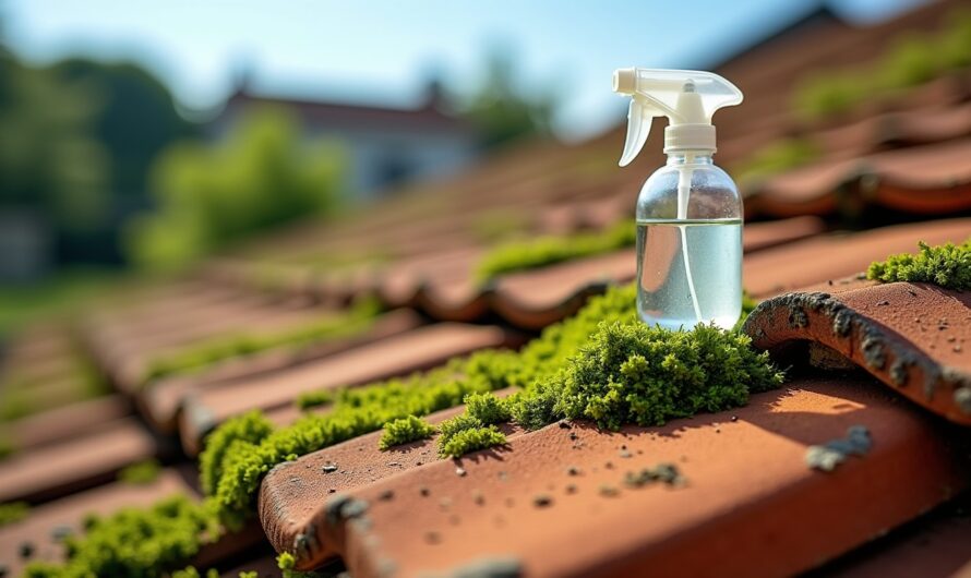 Vinaigre blanc et mousse sur toiture : une solution efficace ou un mythe ?