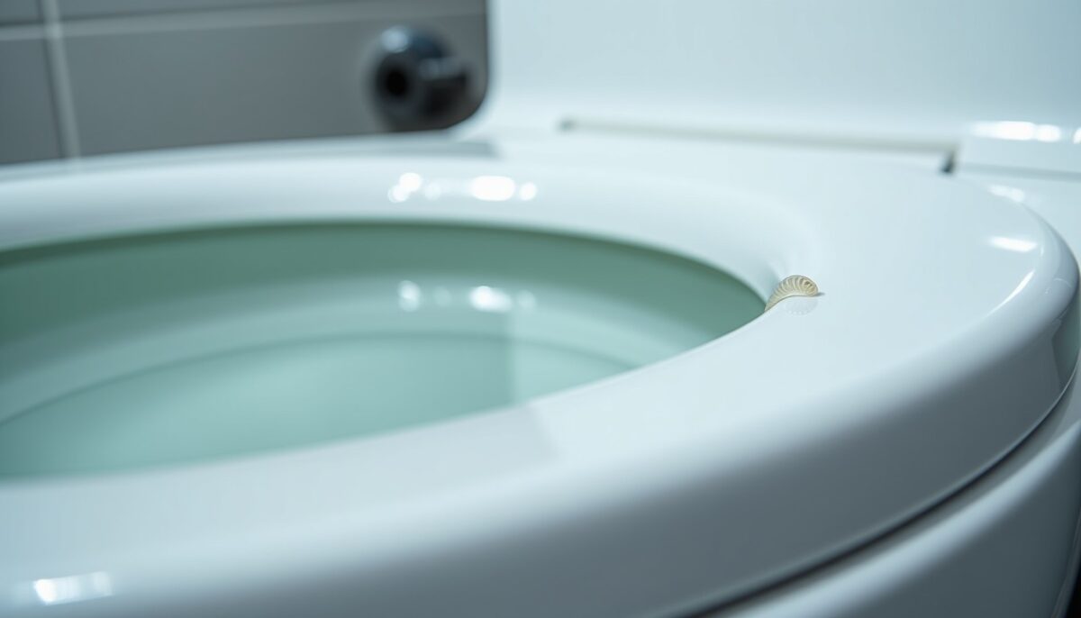 Vers dans les toilettes : comprendre l'origine et comment s'en débarrasser efficacement