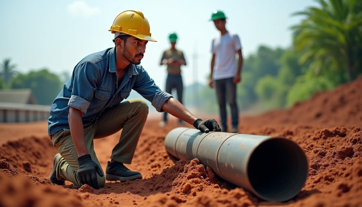 Découverte d’une bombe potentielle pendant les travaux d’élargissement de la route ĐT.773 à Dong Nai